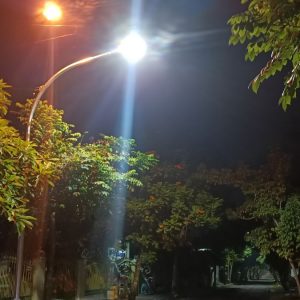 Kabar Gembira, Kini Jalan Sumodarsono Sudah Ada PJU!