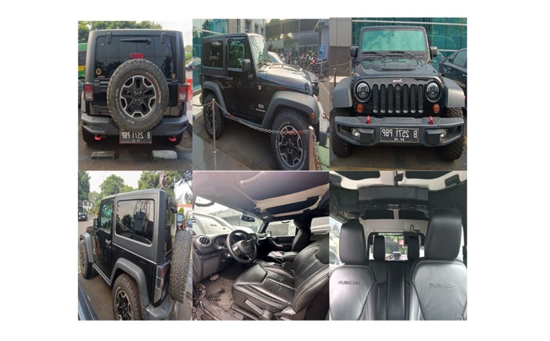 Pasca terlibat kasus perkelahian, mobil Jeep Rubicon milik Mario Dandy dilelang Kejari. Foto: instagram.com/kejari_jakarta_selatan
