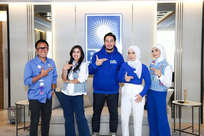 Jeje Govinda dan Nisya Ahmad merapat ke PAN. (Foto: Instagram @putri_zulhas)