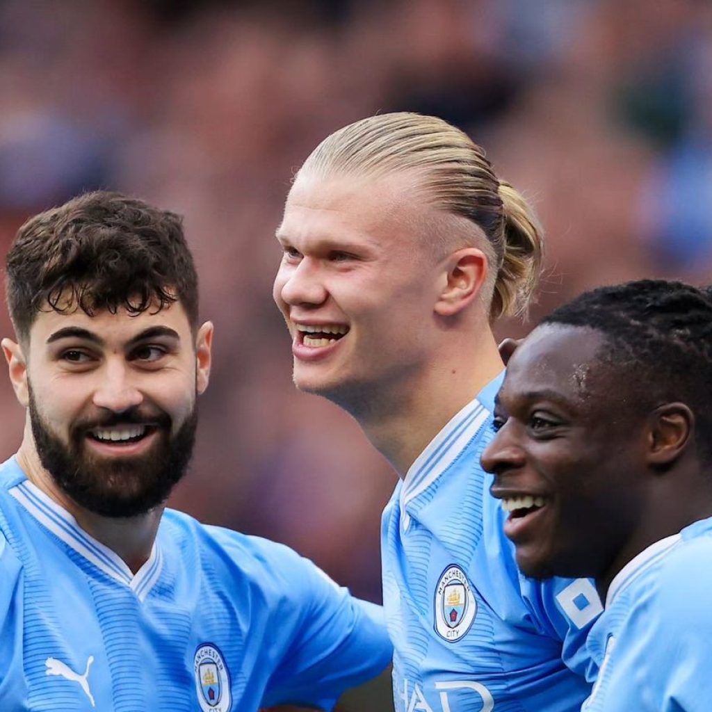 Menjelang laga Manchester City melawan RB Leipzig, Gvardiol senang satu tim dengan Haaland. Foto: Instagram.com/josko_gvardiol