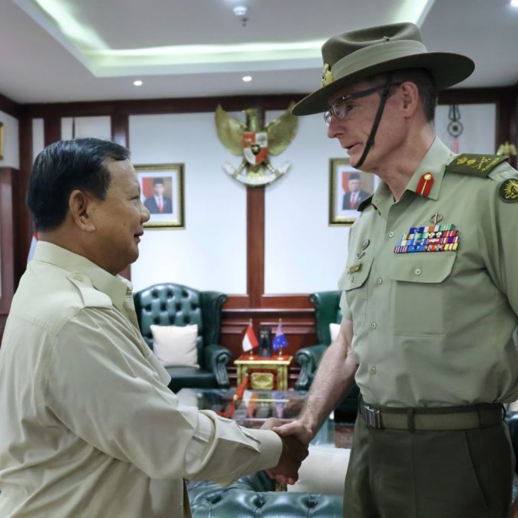 Prabowo bertemu Panglima Angkatan Bersenjata Australia. Foto: Dok. Istimewa