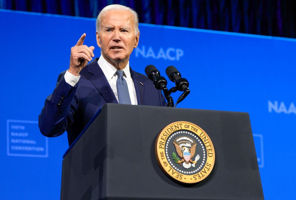 Joe Biden dinyatakan terkena Covid-19 saat berkampanye di Las Vegas. Foto: x.com/JoeBiden