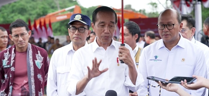 Presiden Jokowi sebut investor di IKN mulai banyak yang masuk. Foto: Tangkapan Layar YouTube Sekretariat Presiden