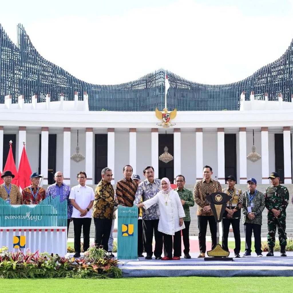 Presiden Jokowi meresmikan Istana Negara di IKN. Foto: Muchlis Jr - Biro Pers Sekretariat Presiden