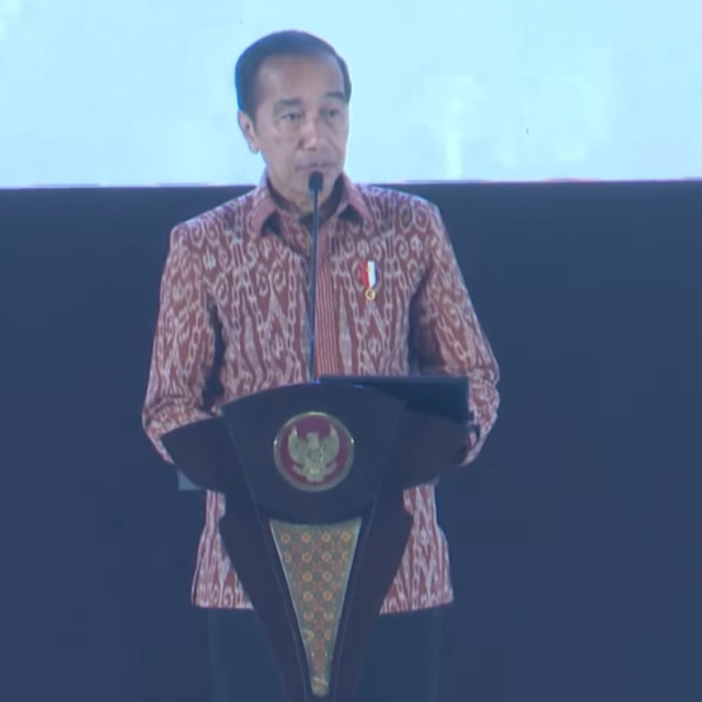 Presiden Jokowi di Trade Expo Indonesia, ICE BSD. Foto: Tangkapan Layar YouTube Sekretariat Presiden