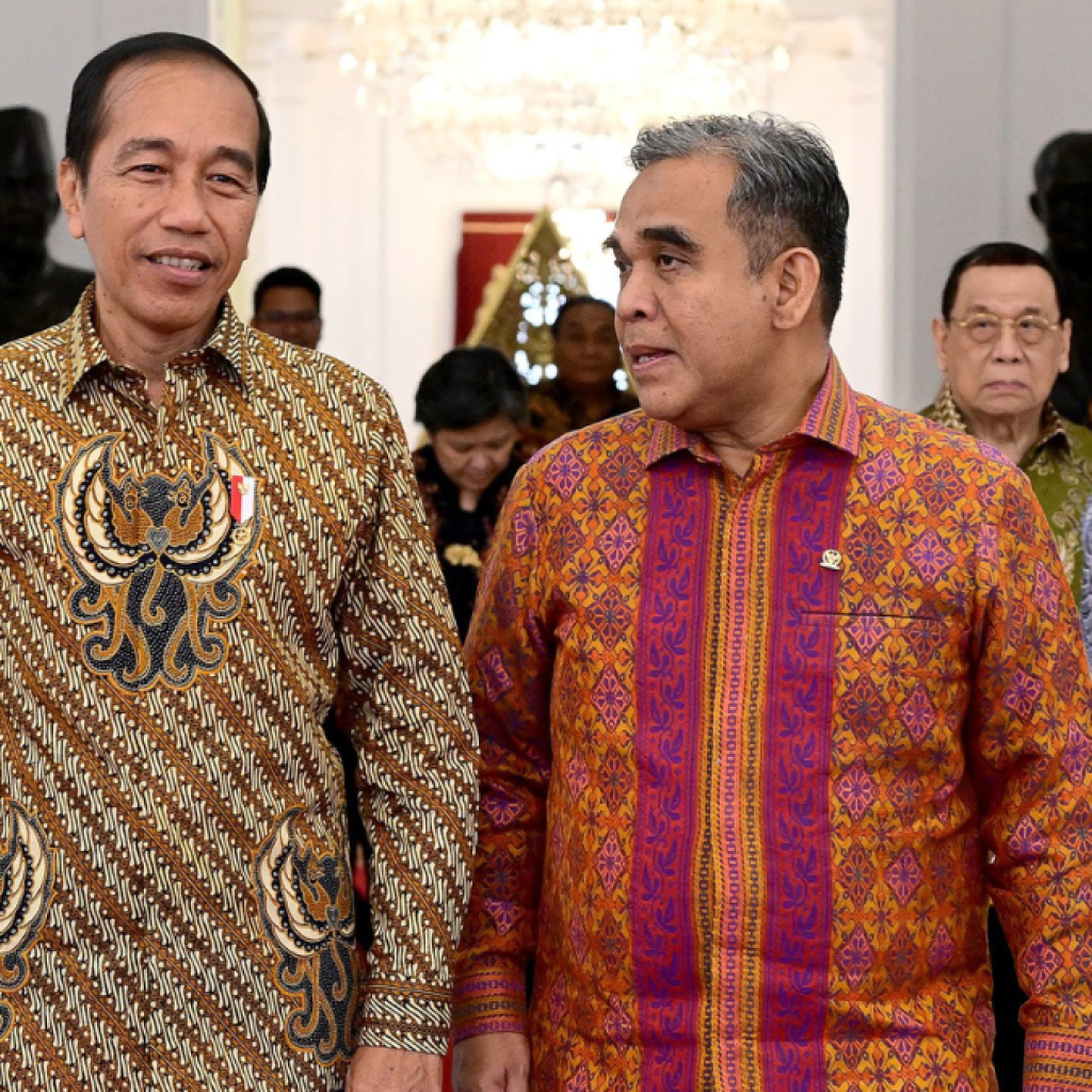 Jokowi bertemu dengan pimpinan MPR periode 2024-2029. Foto: Muchlis Jr - Biro Pers Sekretariat Presiden