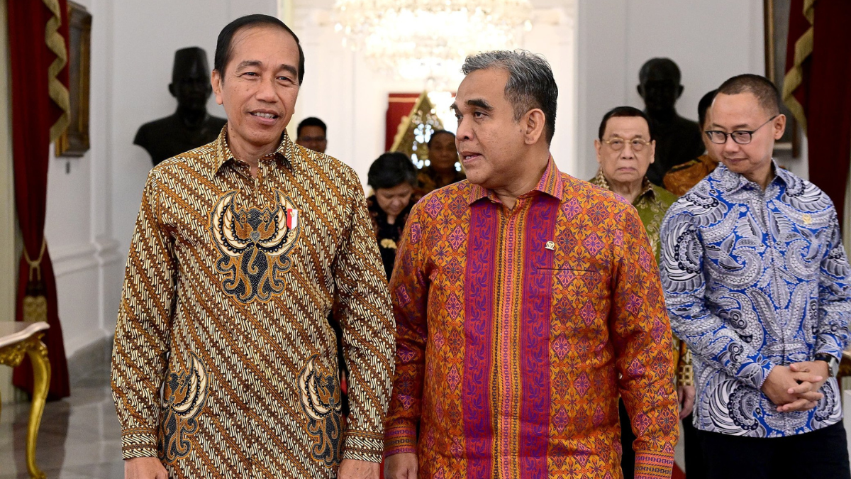 Jokowi bertemu dengan pimpinan MPR periode 2024-2029. Foto: Muchlis Jr - Biro Pers Sekretariat Presiden