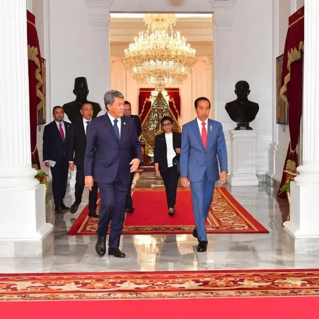Jokowi bertemu dengan Menlu Malaysia di Istana Merdeka, Jakarta. Foto: Biro Pers Sekretariat Presiden