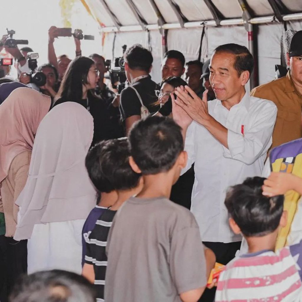 Cerita warga terdampak banjir di Demak. Foto: Biro Pers Sekretariat Presiden