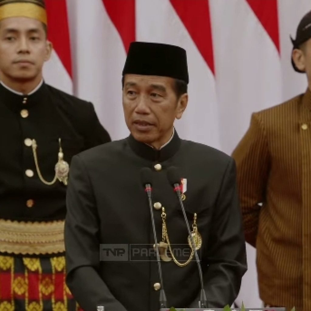 Presiden Jokowi Sampaikan Laporan Tahunan dan Pidato Kenegaraan Terakhir di MPR DPR RI