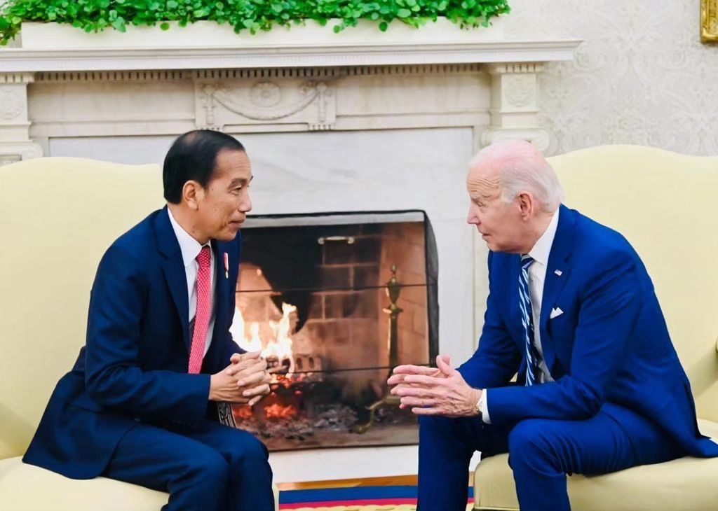 Jokowi bertemu dengan Joe Biden membahas kerja sama antara Indonesia dan Amerika Serikat | Foto: Instagram.com/jokowi