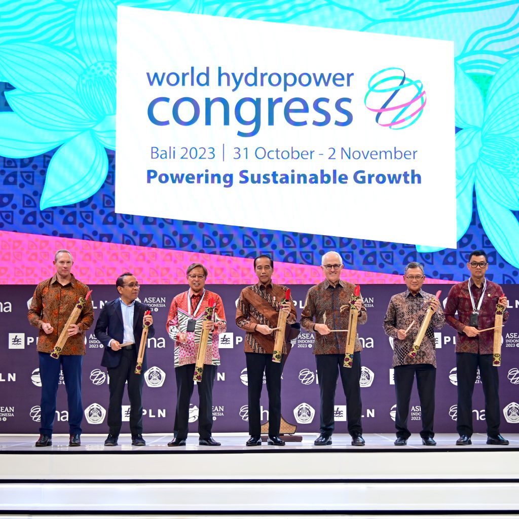 Jokowi resmi buka World Hydropower Congress 2023. Foto: Laman Sekretariat Kabinet RI