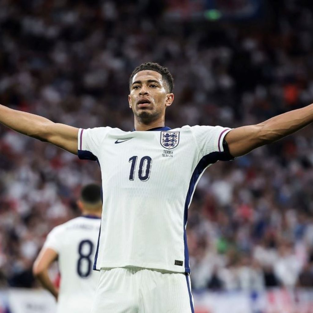 Rekor baru Jude Bellingham di timnas Inggris. Foto: x.com/BellinghamJude