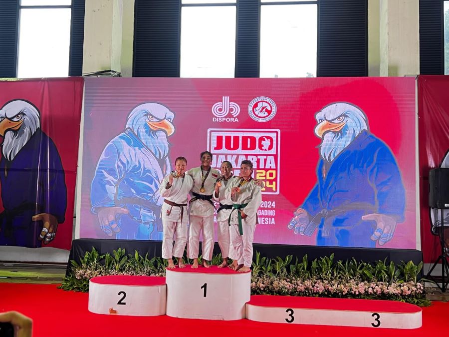 Judo Kota Semarang berhasil memenuhi target di Jakarta Judo Open Championship 2024. Foto: Dok. KONI Semarang