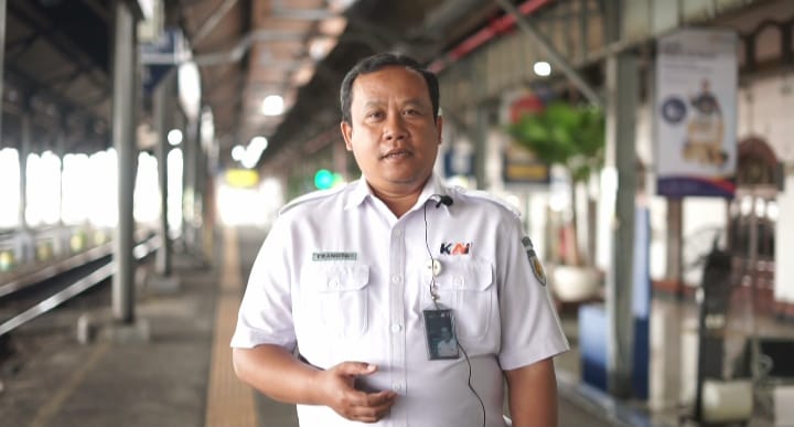 Jalur kereta api tersendat akibat banjir di antara Stasiun Gubug- Karangjati. Foto: Dok. Humas