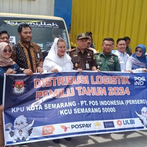 KPU Semarang Lakukan Pendistribusian Logistik Pemilu Perdana