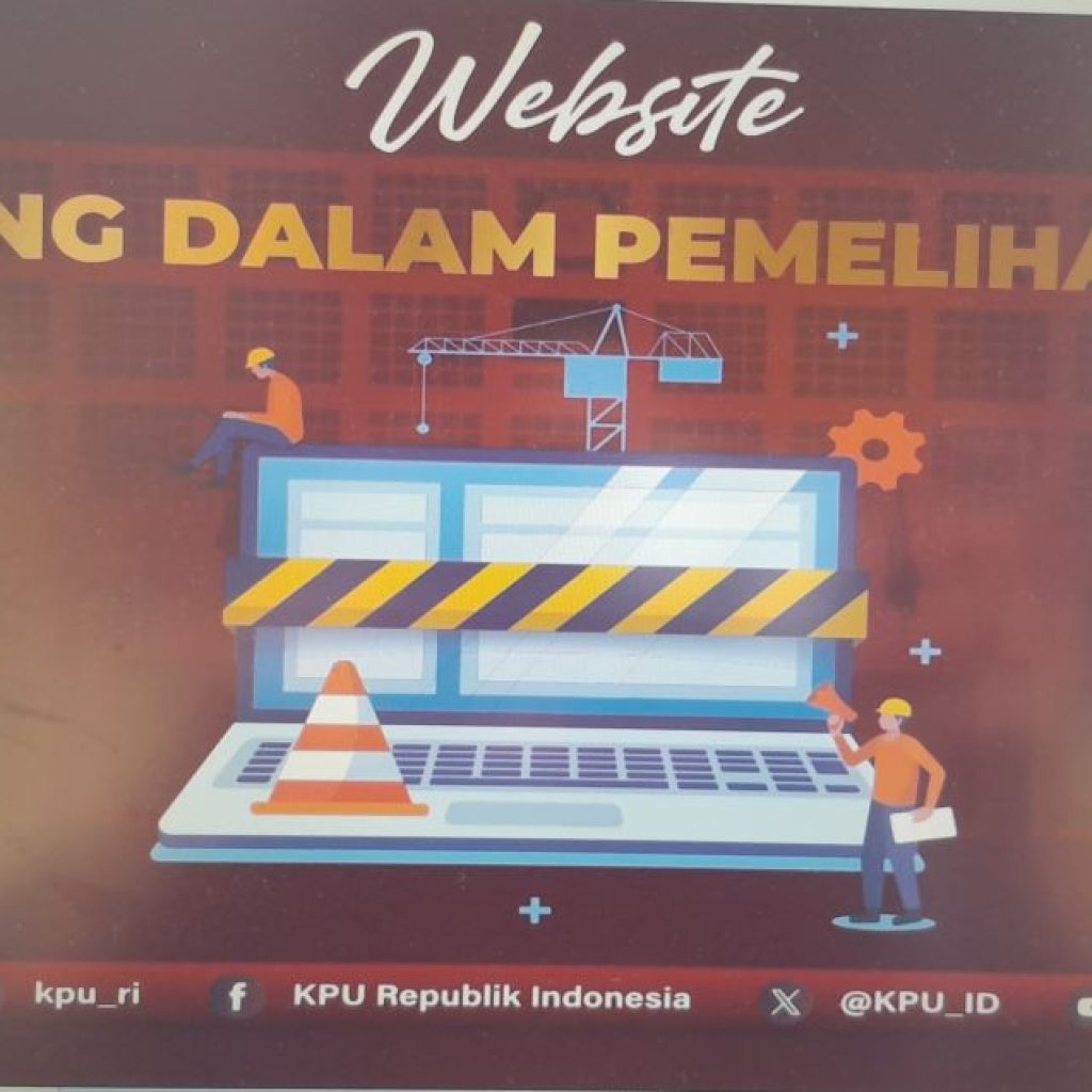 Hari Pencoblosan, Website KPU Sempat Down dan Tak Bisa Diakses 