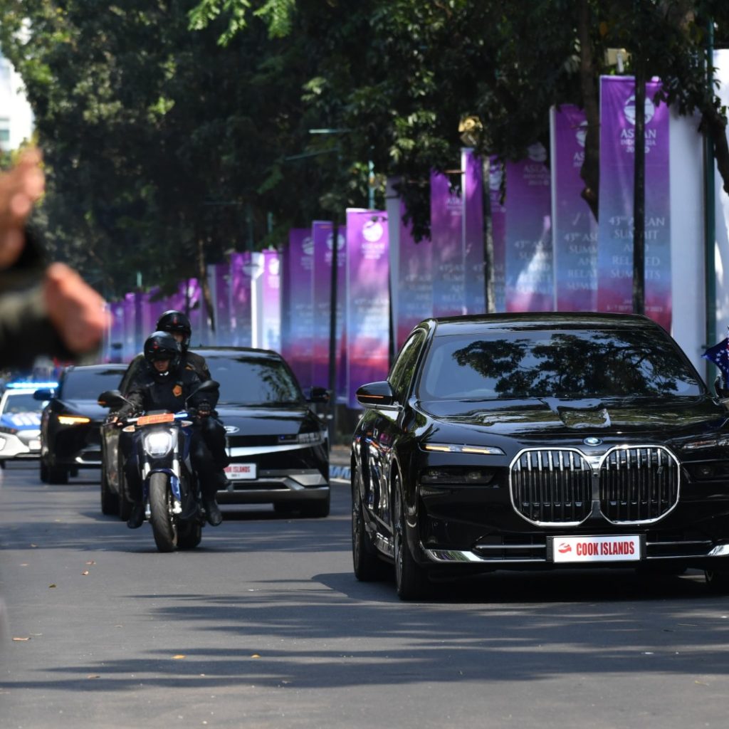 Pemerintah menyiapkan 430 mobil listrik untuk KTT AIS Forum 2023. FOTO: Tribrata News Polri