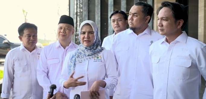 Kadin Kaltim minta Jokowi tingkatkan kemandirian pangan di IKN. Foto: Tangkapan Layar YouTube Sekretariat Presiden