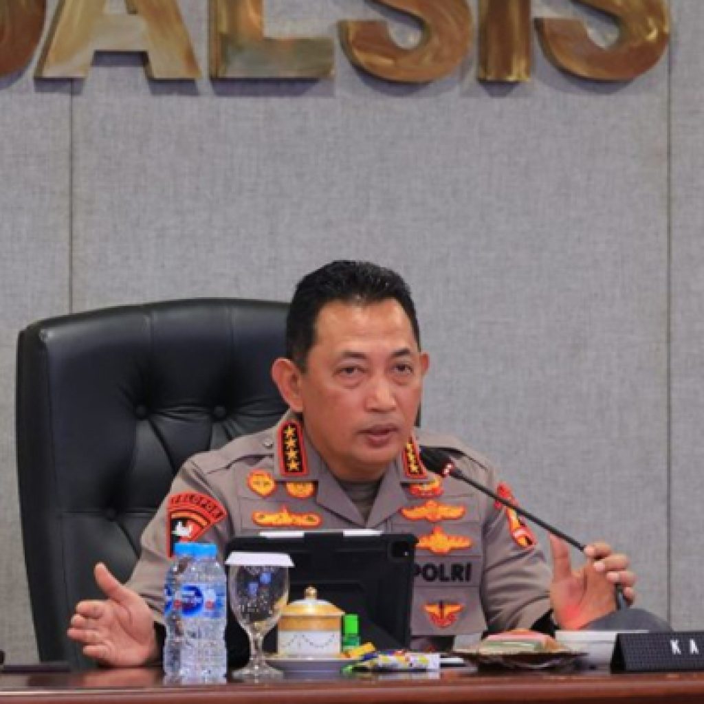 Kapolri Listyo Sigit ungkap modus baru judi online melalui kripto. Foto: PMJNews