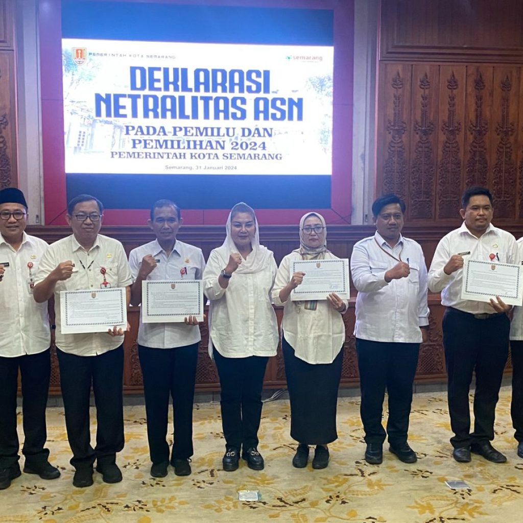 Jelang Pemilu 2024, Wali Kota Semarang Tegaskan Netralitas ASN Harus Harga Mati