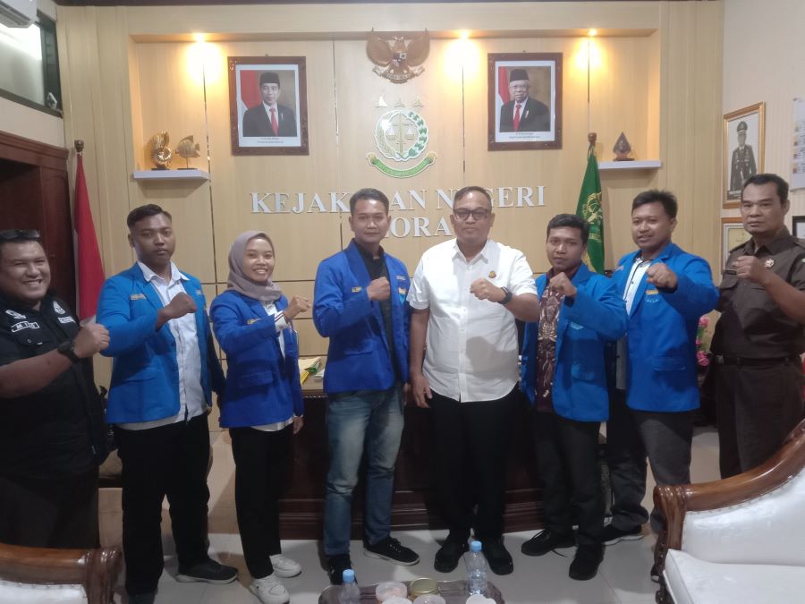 Audiensi PC PMII Blora dengan Kejari Blora. Foto: Dok. Lilik Yuliantoro