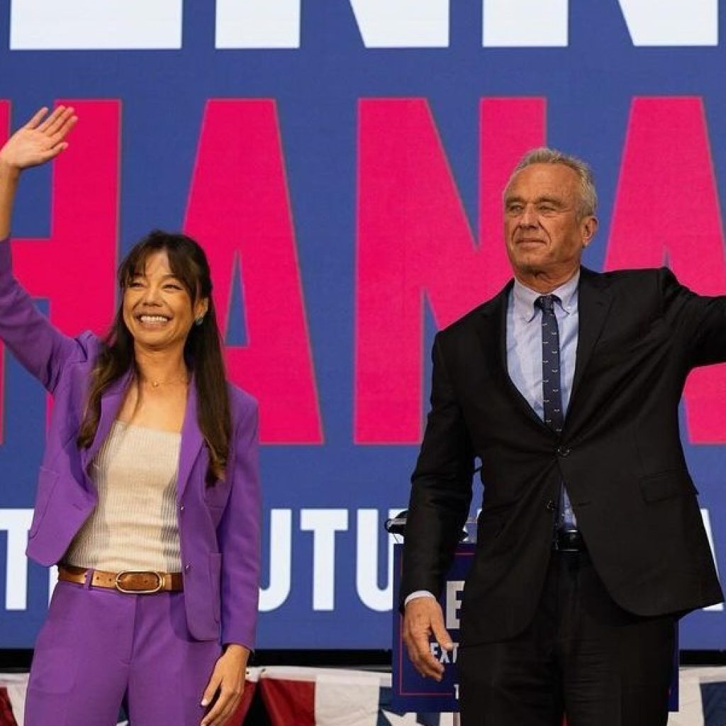 Robert F. Kennedy Jr dan Nicole Shanahan untuk Pemilu AS 2024. Foto: instagram.com/robertfkennedyjr