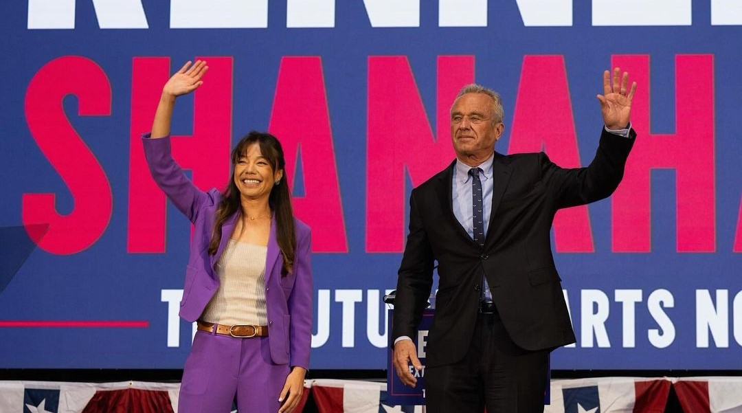 Robert F. Kennedy Jr dan Nicole Shanahan untuk Pemilu AS 2024. Foto: instagram.com/robertfkennedyjr