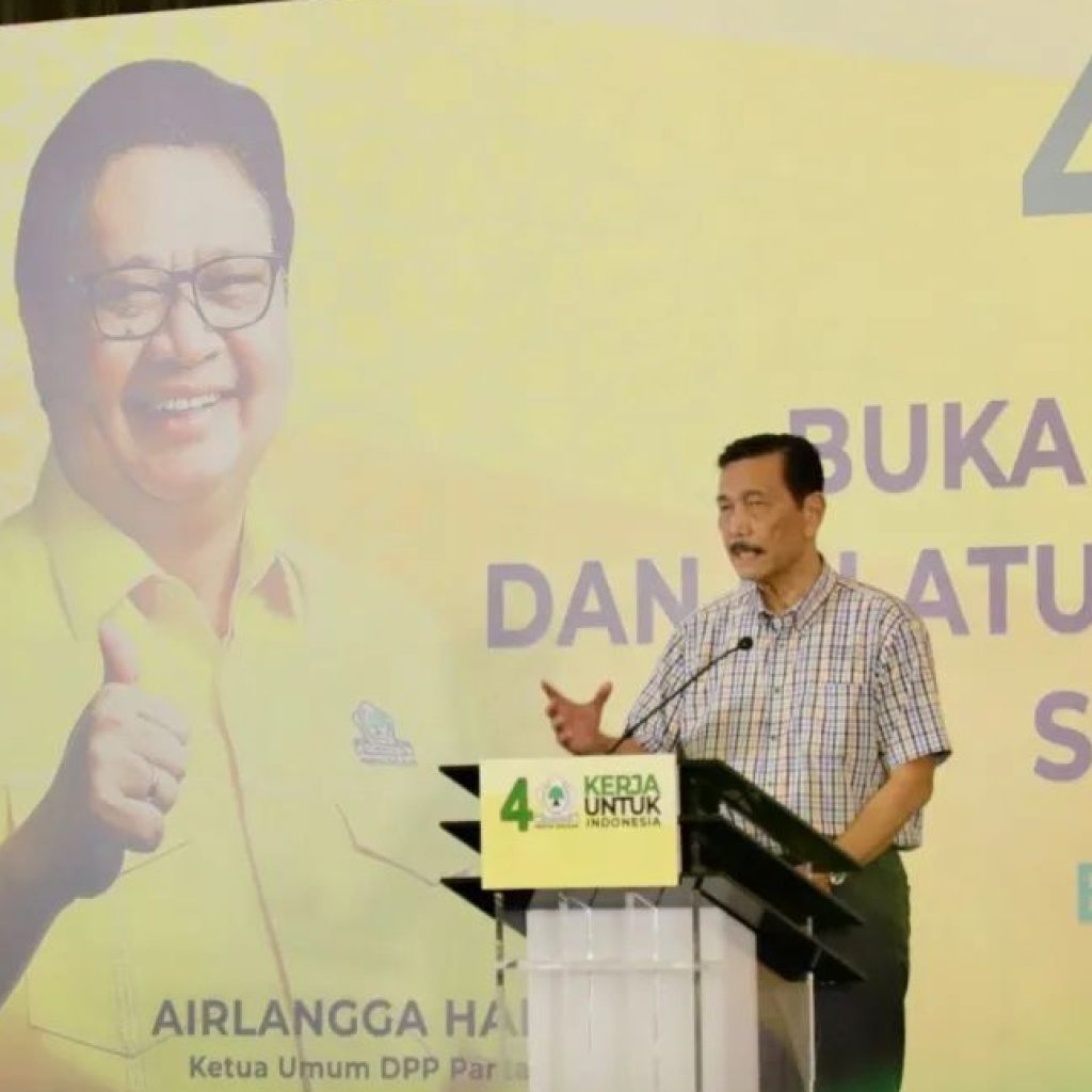 Apresiasi Partai Golkar, Luhut Sebut Tak Ada yang Boleh Menggoyang Partai Ini