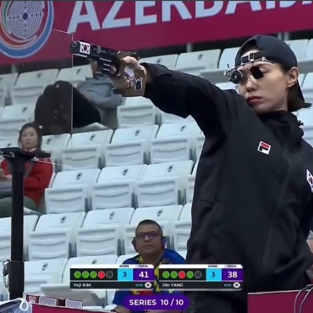 Profil Kim Yeji selaku atlet menembak di Olimpiade Paris 2024. Foto: x.com/womenpostingws