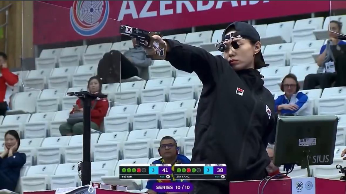 Profil Kim Yeji selaku atlet menembak di Olimpiade Paris 2024. Foto: x.com/womenpostingws