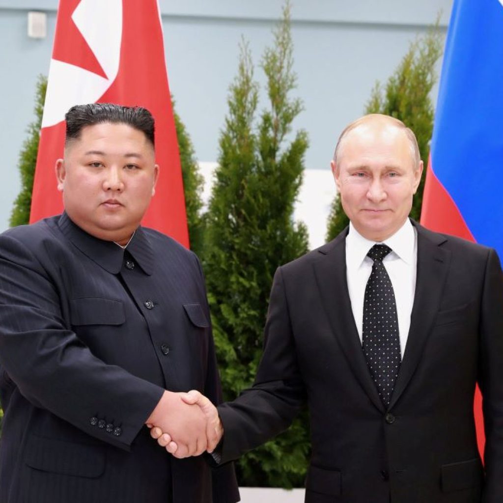 Pertemuan Kim Jong Un dan Putin dianggap sebagai pertemuan bersejarah. Foto: x.com/BRICSinfo