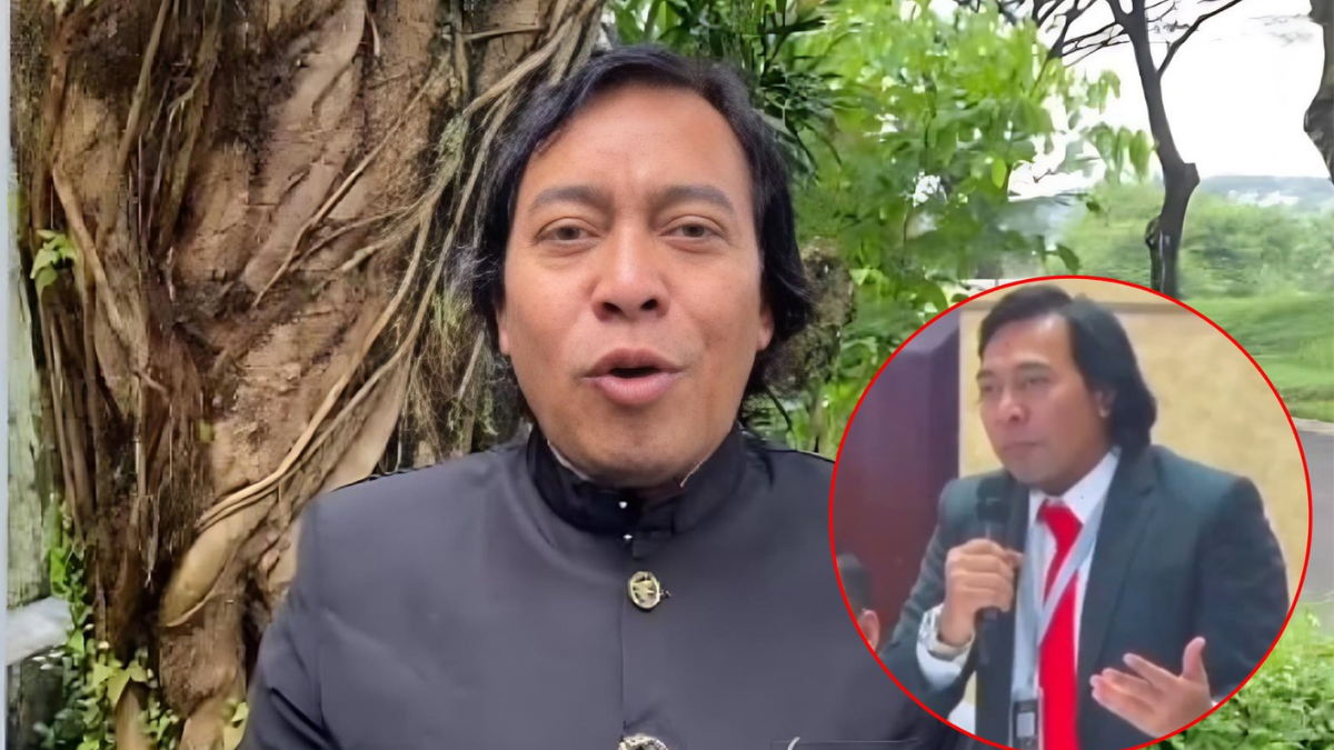 Momen Komeng saat menghadiri rapat DPD. Foto: x.com/kegblgnunfaedh