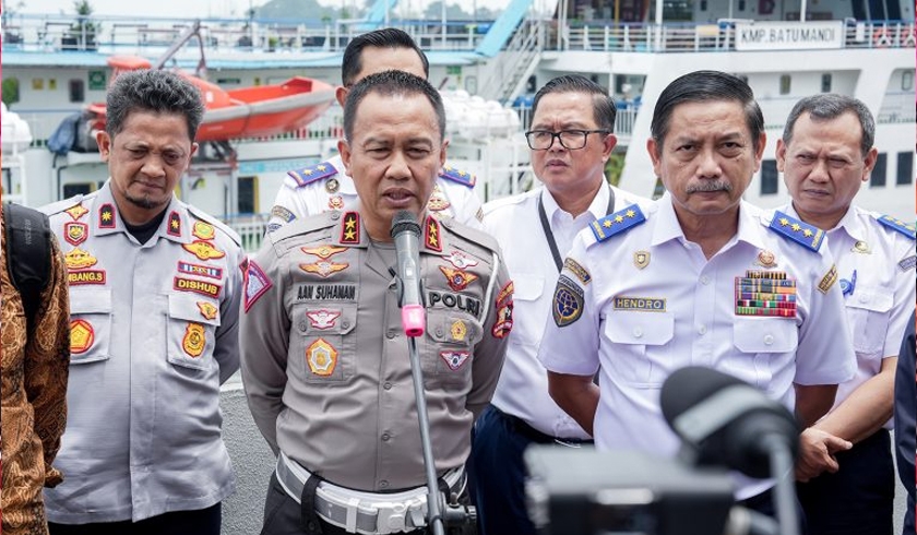Korlantas Polri siapkan rekayasa arus ke Pelabuhan Merak untuk mudik Idulfitri 2024. Foto: PMJNews