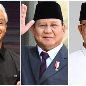 Survei Indikator: Prabowo-Gibran Melejit, Ganjar-Mahfud Bersaing Ketat dengan AMIN