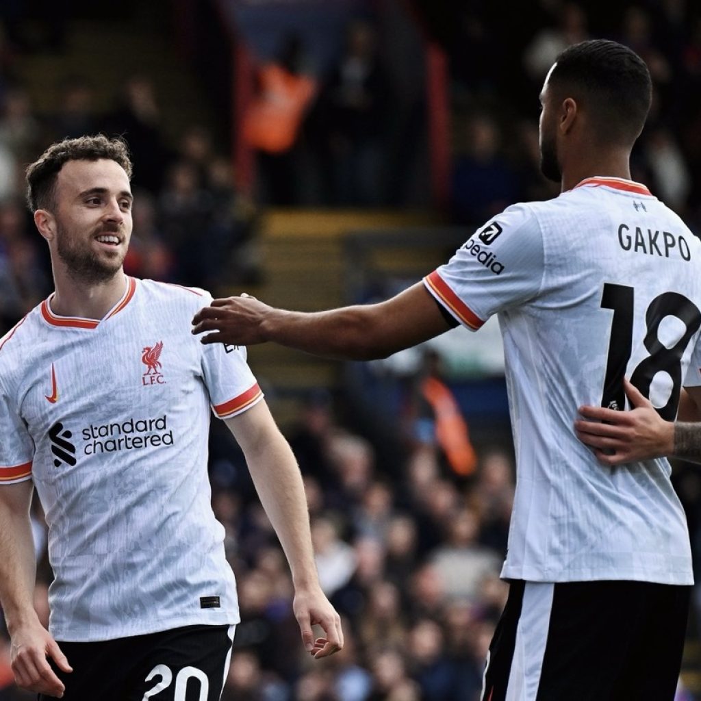 Klasemen sementara Liga Inggris 2024/25. Foto: x.com/LFC