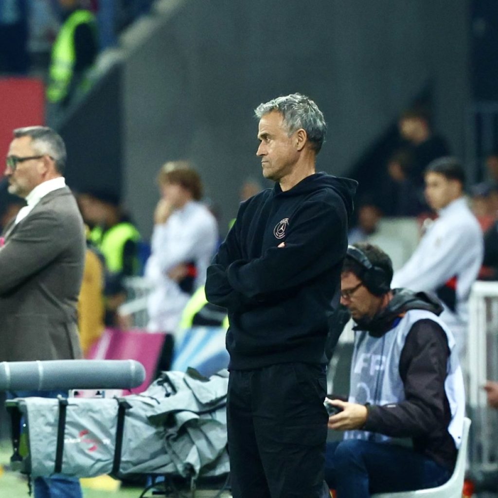 Pelatih PSG, Luis Enrique. Foto: psg.fr