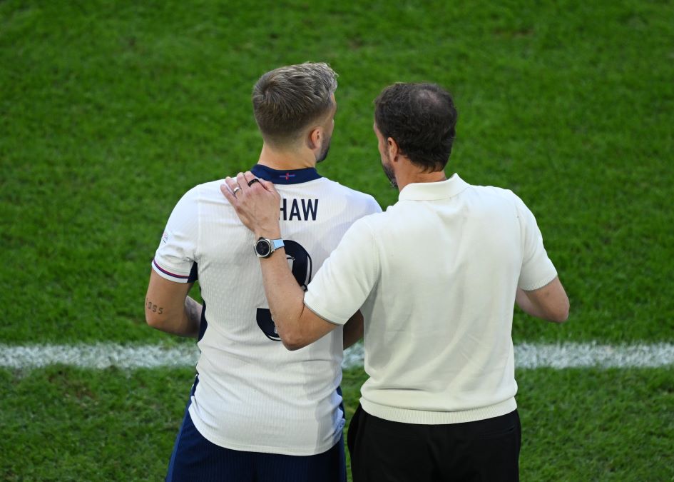 Luke Shaw membela Gareth Southgate atas perannya sebagai manajer timnas Inggris. Luke Shaw. Foto: x.com/ManUtd