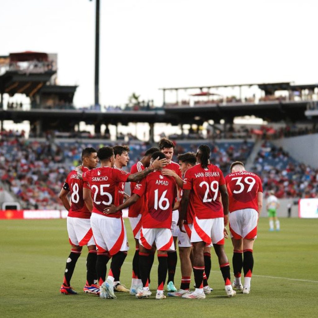 Cedera pemain Manchester United di laga pramusim. Foto: x.com/ManUtd