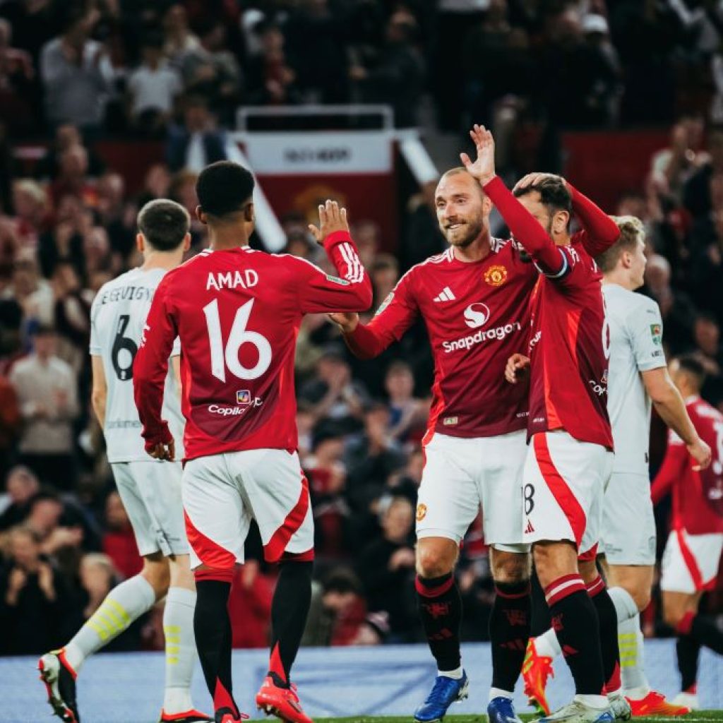 MU menang 7-0 atas Barnsley di Liga Champions. Foto: x.com/ManUtd