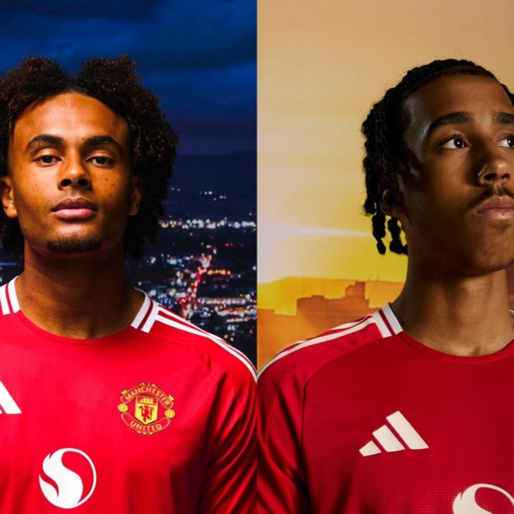 Butuh waktu bagi Erik ten Hag untuk pemain muda Leny Yoro dan Joshua Zirkzee sebagai pemain muda. Foto: X @brfootball dan @ManUtd
