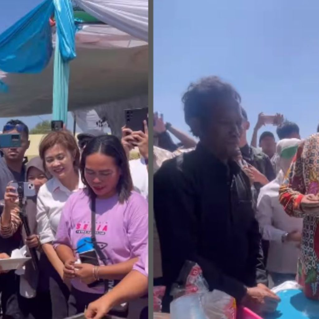 Mahfud MD nikmati makan seafood bareng masyarakat nelayan Marunda. Foto: Instagram.com/hafizachmad