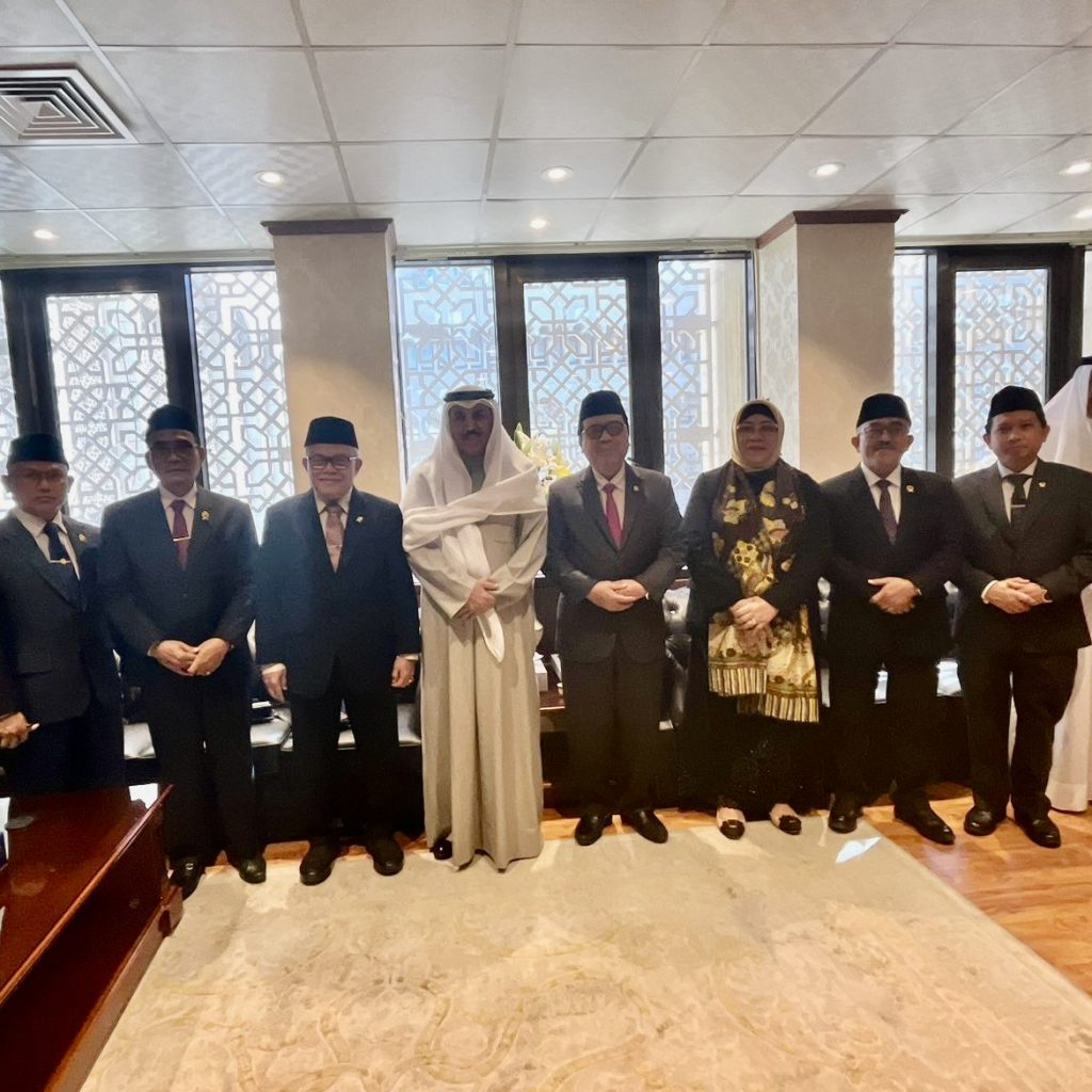 Mahkamah Agung RI memperkuat hubungan kerja sama dengan Dewan Peradilan Agung Kuwait. Foto; Laman MA RI