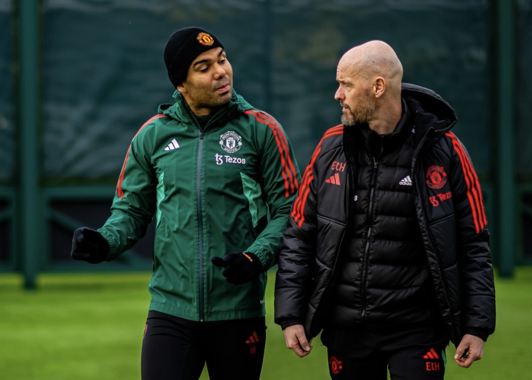 Casemiro sebut Manchester United perlu contoh Manchester City untuk kembali berjaya. Foto: x.com/ManUtd