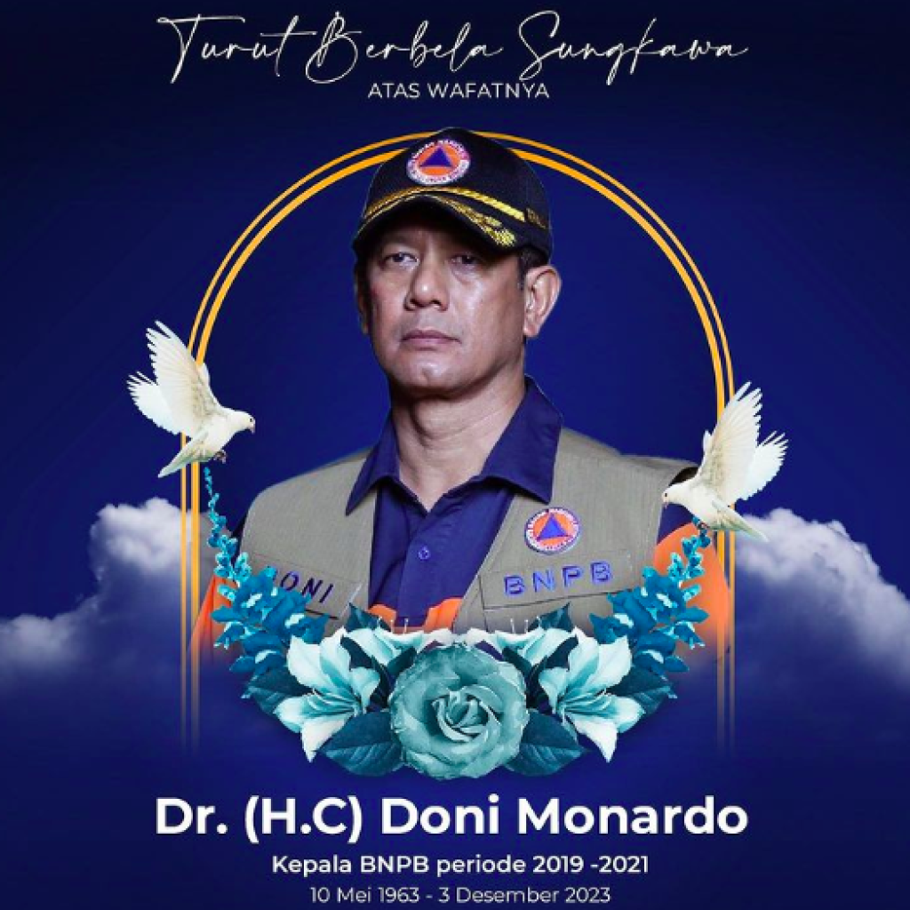 Mantan Kepala BNPB Doni Monardo meninggal dunia. Foto: Instagram.com/bnpb_indonesia