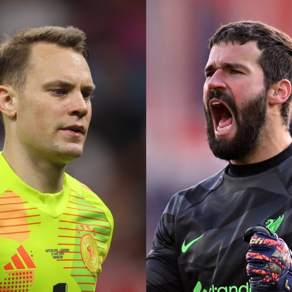 Bayern Munchen dikabarkan incar Alisson Becker untuk meneruskan Manuel Neuer. Foto: X @LFC dan @FCBayern