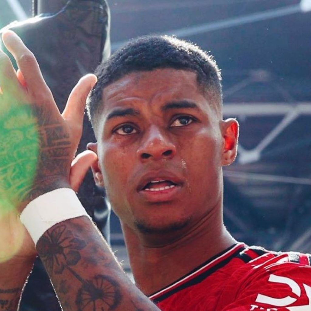 Manchester United mempertimbangkan tawaran pembelian Marcus Rashford. Foto: x.com/MarcusRashford