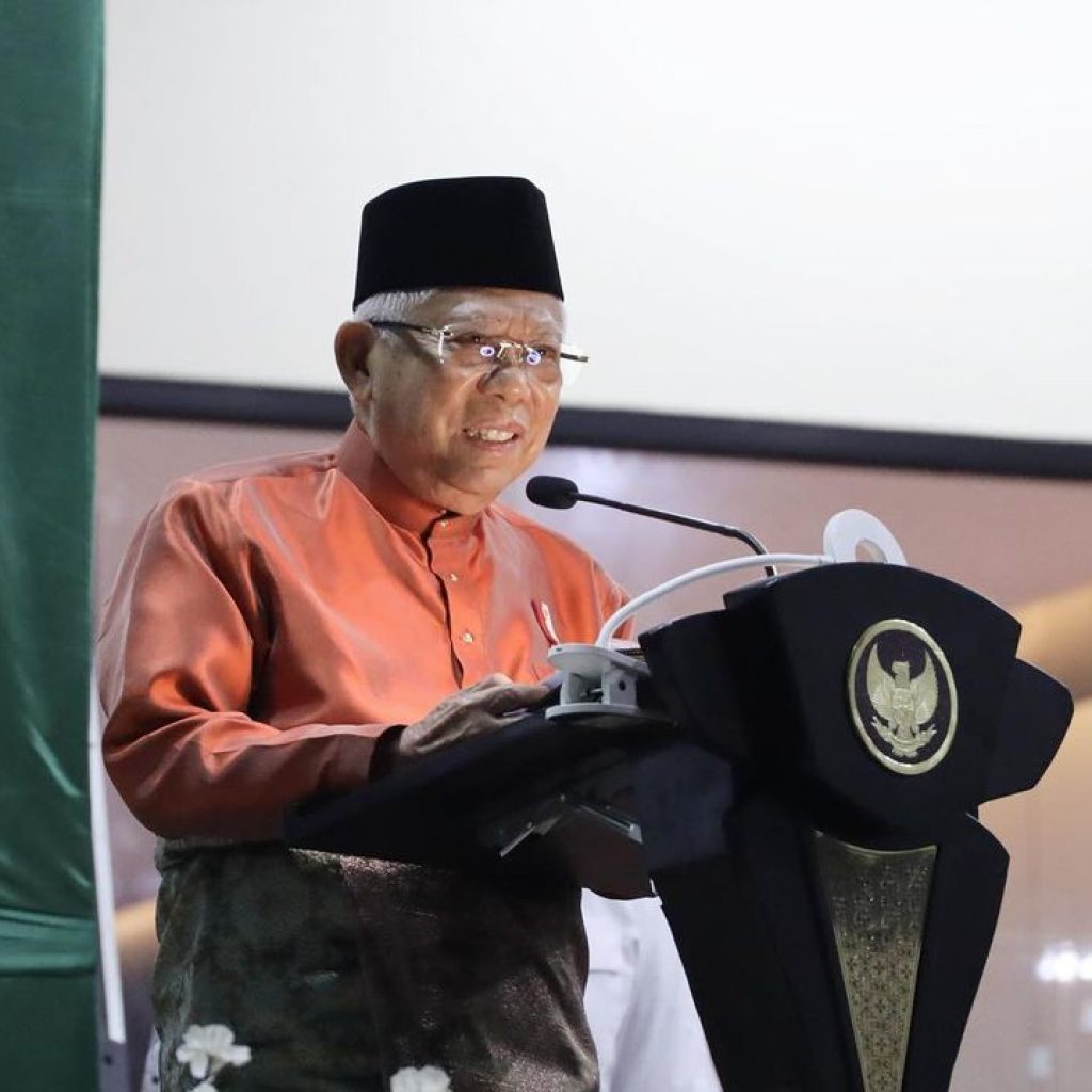 Wapres Ma'ruf Amin resmi membuka STQH Nasional di Jambi. Foto: Instagram.com/kyai_marufamin