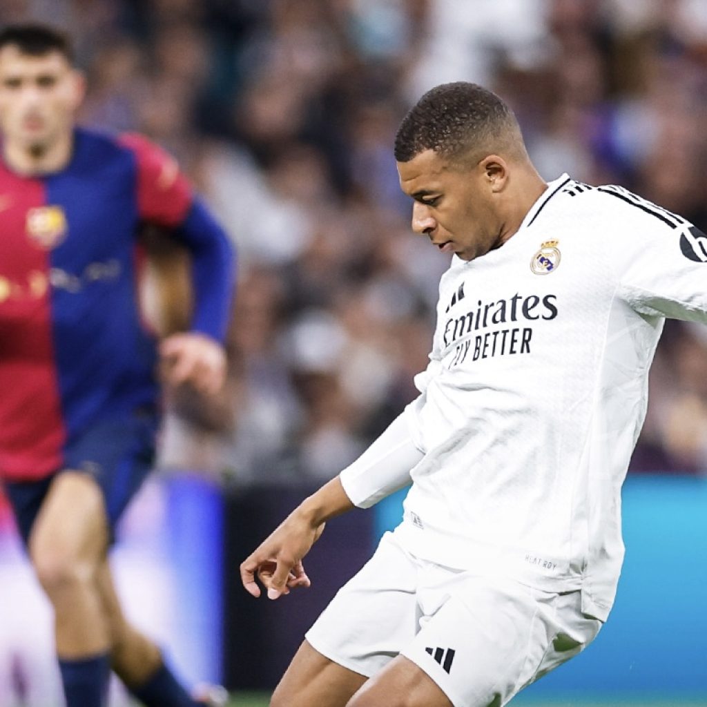 Kylian Mbappe offside 8 kali usai Real Madrid dikalahkan Barca. Foto: x.com/realmadrid