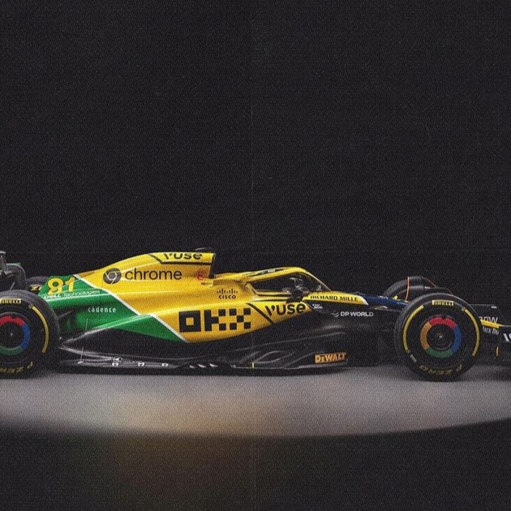 Livery McLaren untuk GP Monako 2024. Foto: instagram.com/mclaren